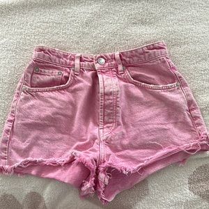 Zara-Pink Jean shorts!!